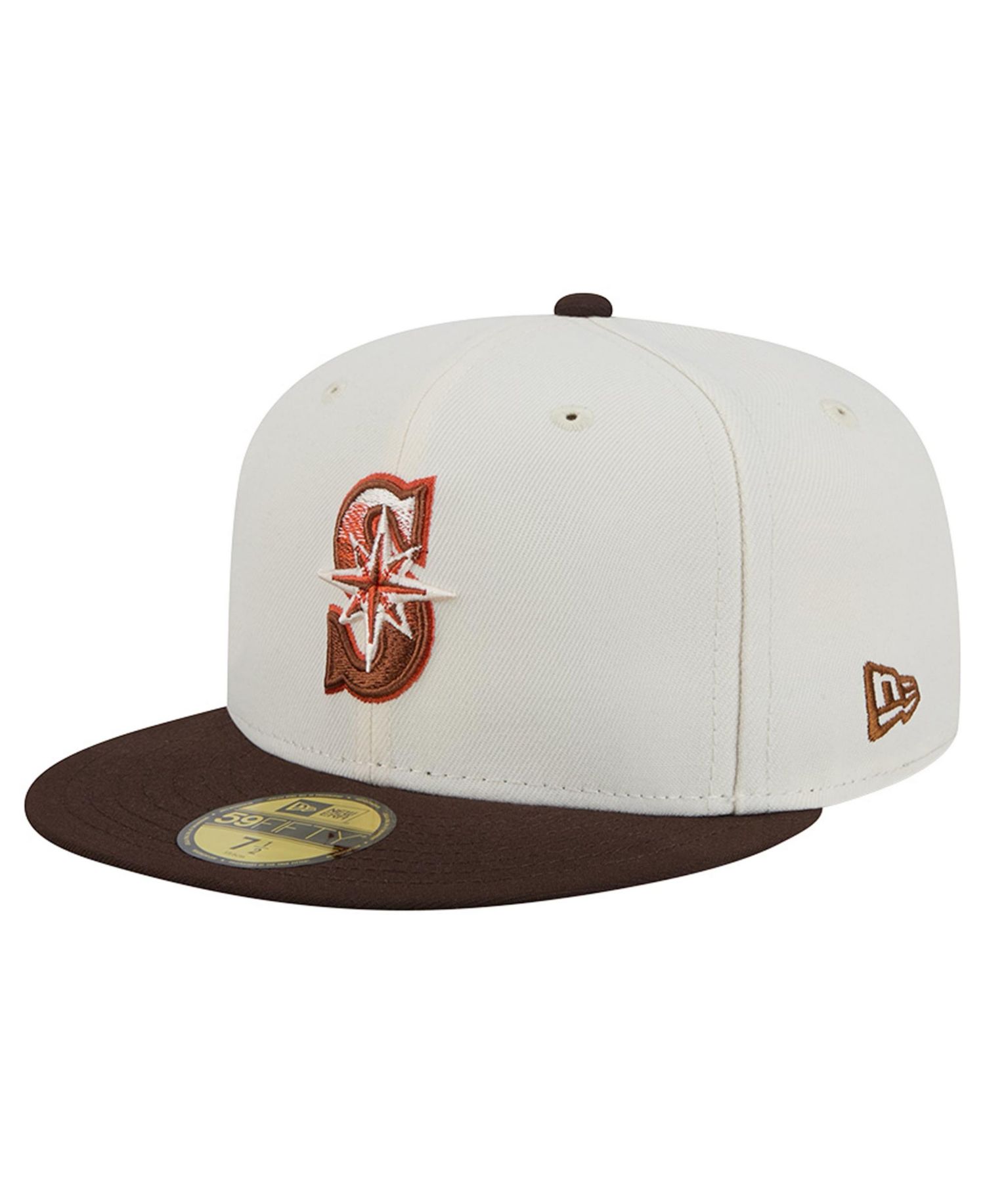 Men's Natural/Brown Seattle Mariners Pumpkin Spice 59FIFTY Fitted Hat