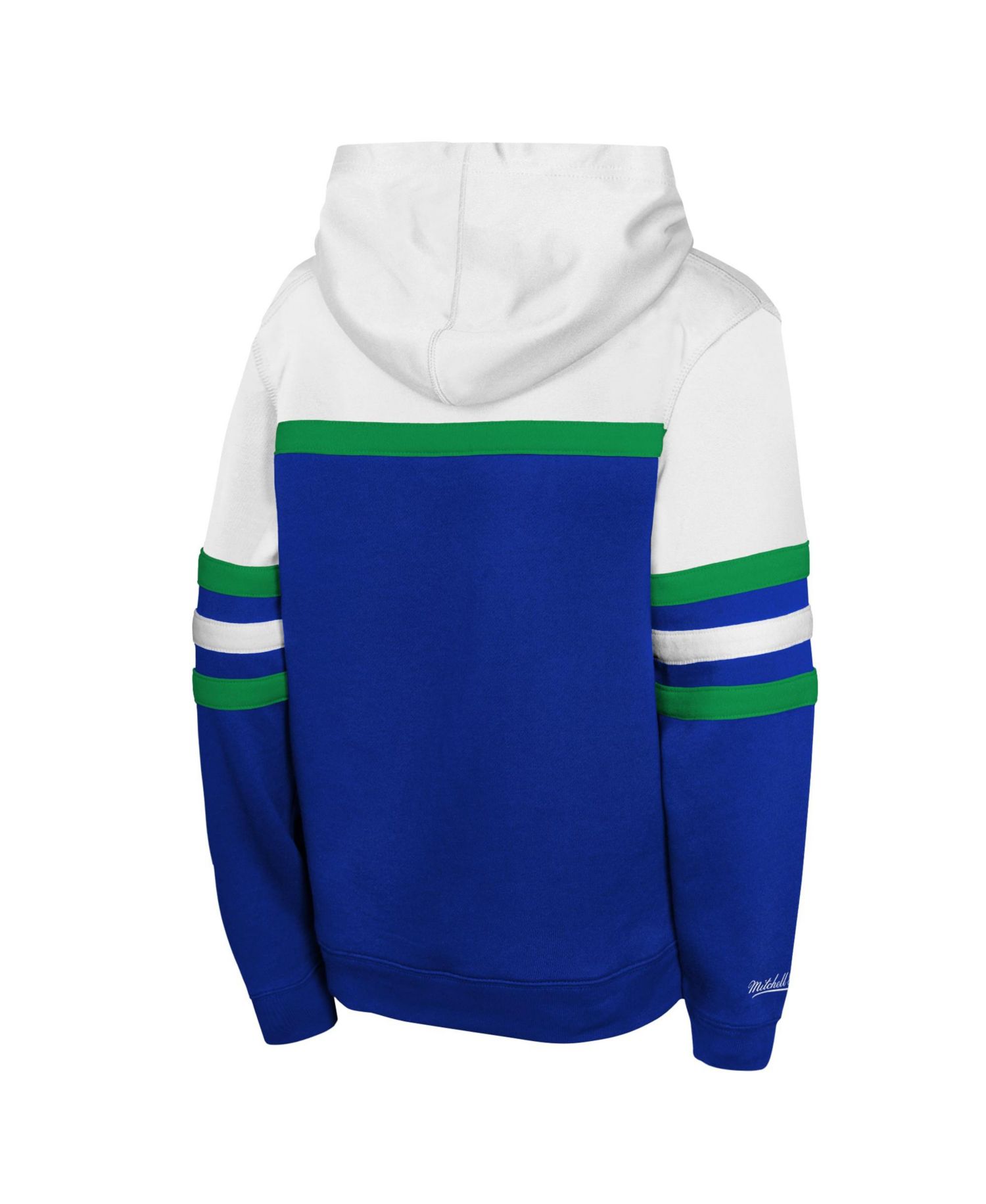 Big Boys and Girls Royal Seattle Seahawks Throwback Head Coach Hoodie