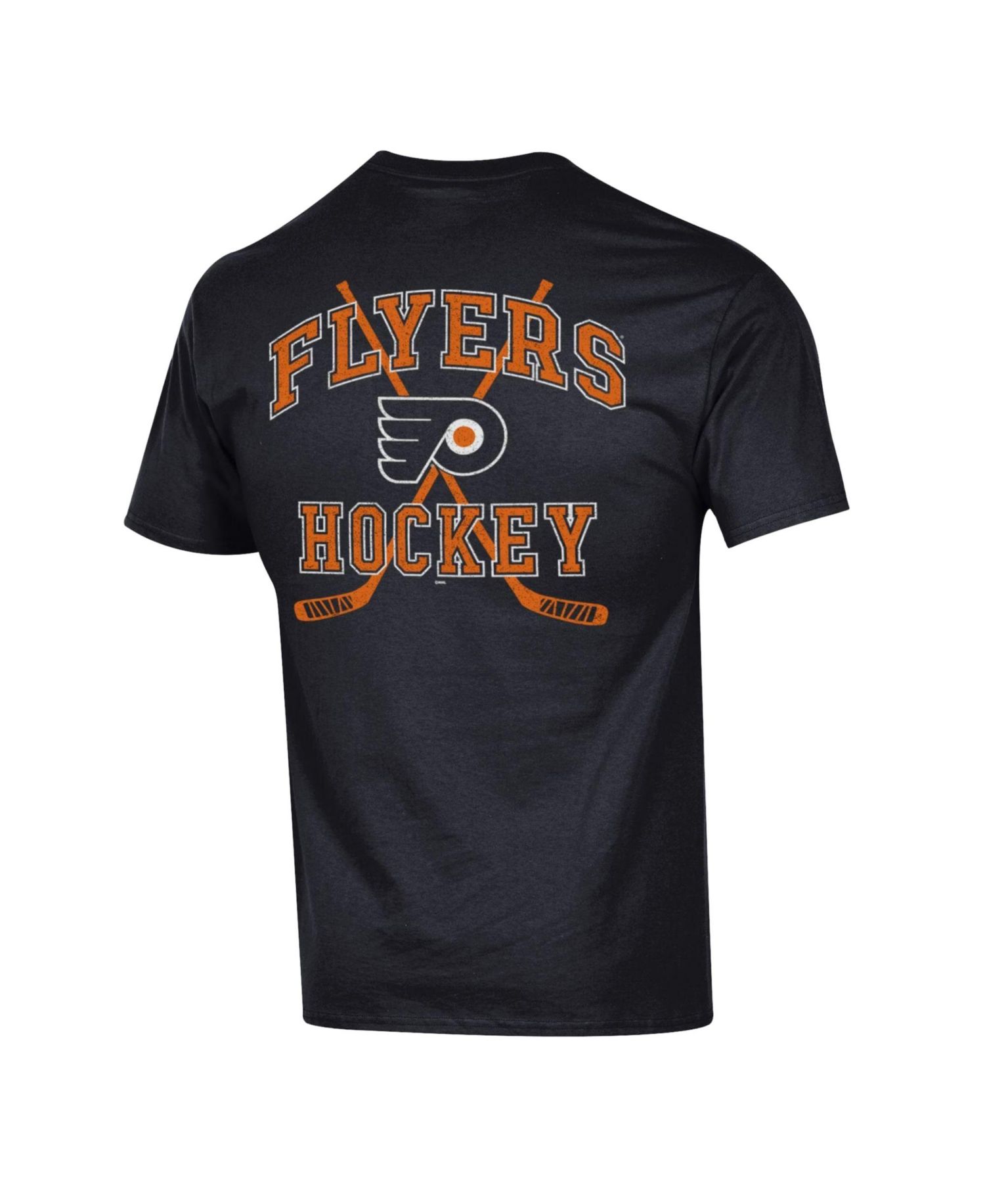 Men's Black Philadelphia Flyers Stick With It Jersey T-Shirt