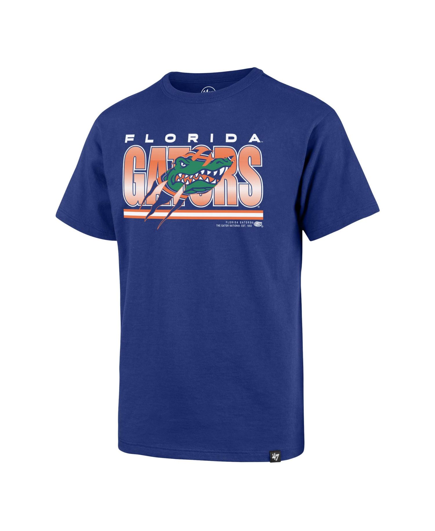 Big Boys and Girls '47 Royal Florida Gators Thunder Rip Franklin T-Shirt