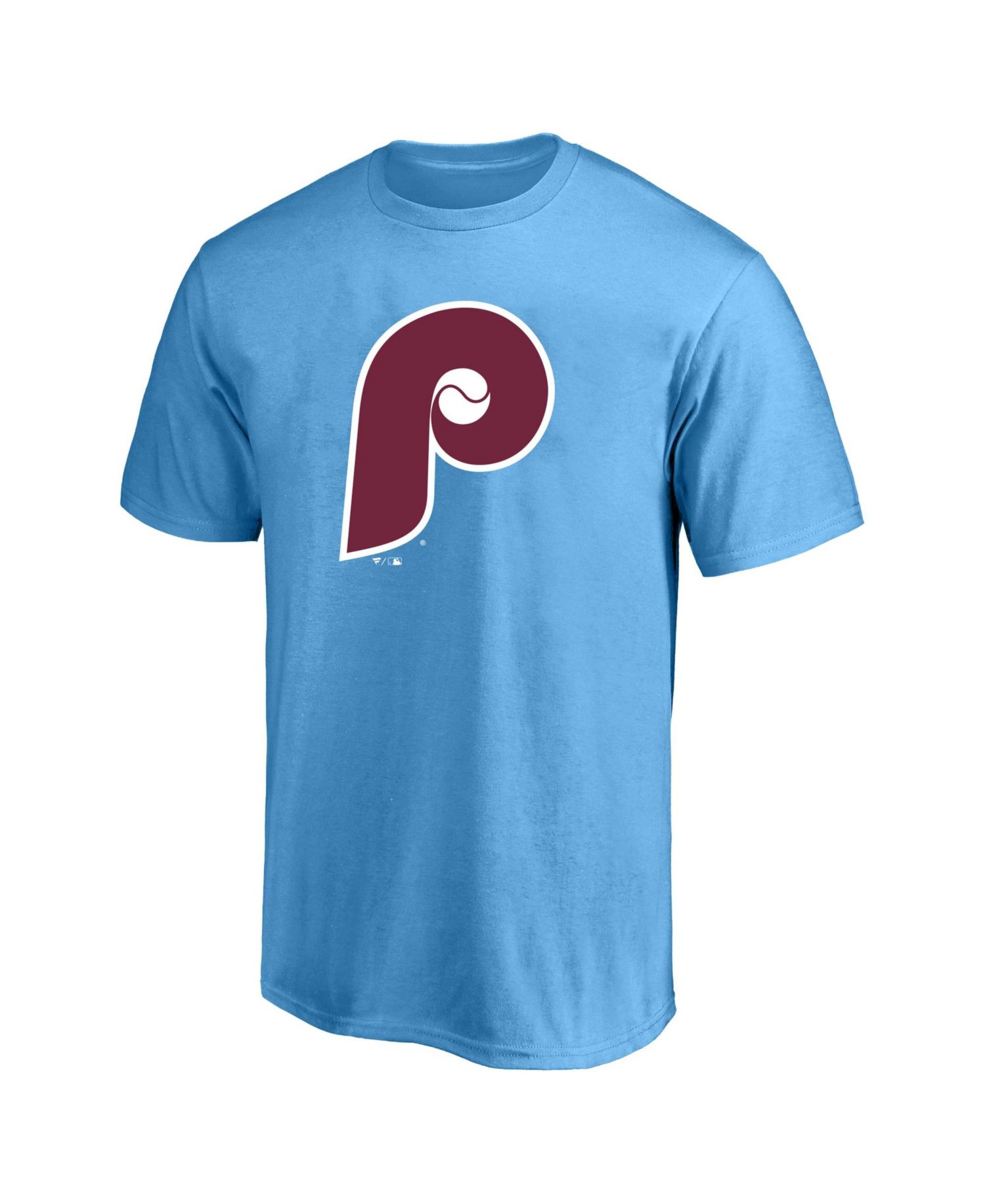 Men's Kyle Schwarber Light Blue Philadelphia Phillies Big & Tall Name & Number T-Shirt