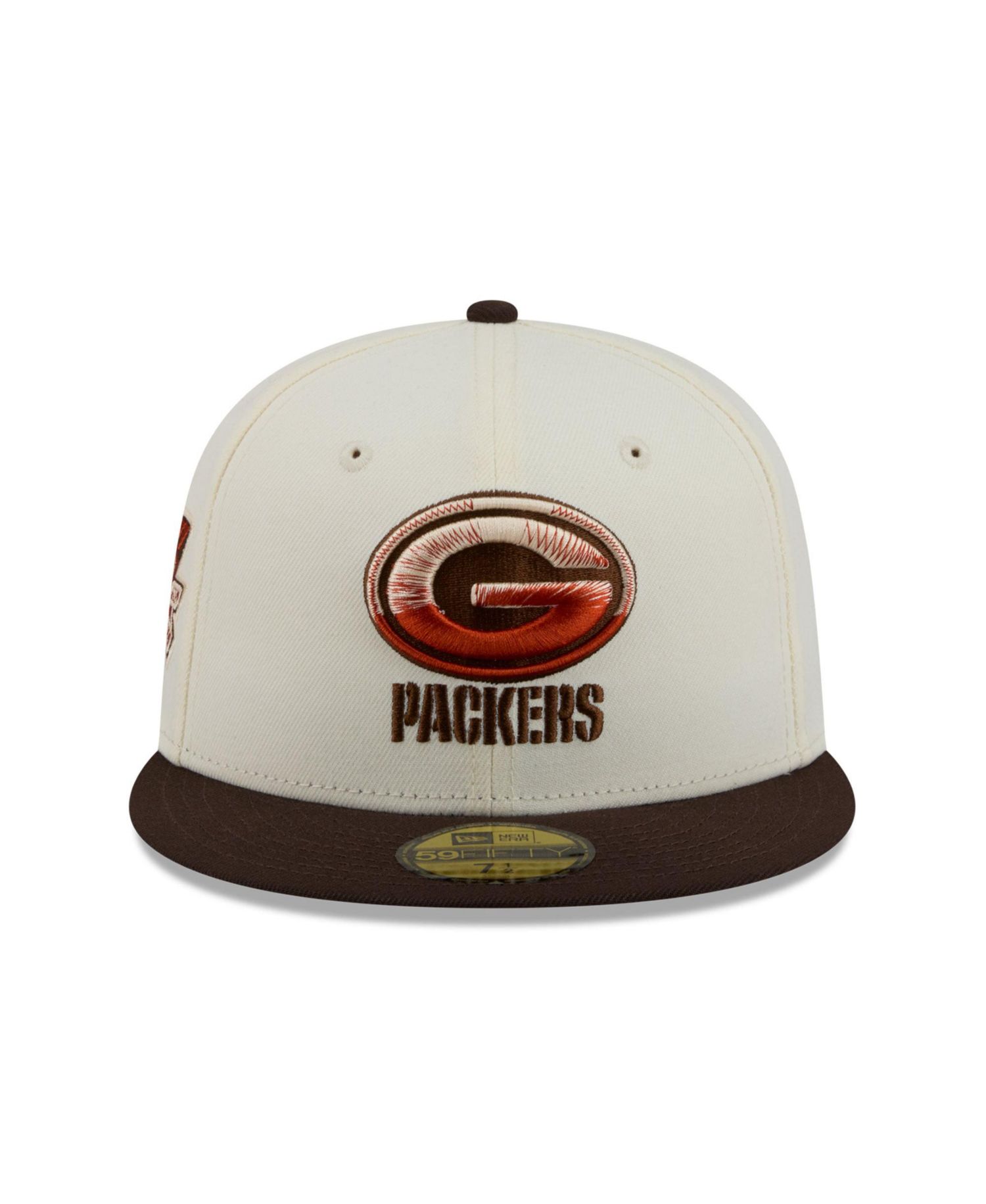Men's Cream/Brown Green Bay Packers Pumpkin Spice 59FIFTY Fitted Hat