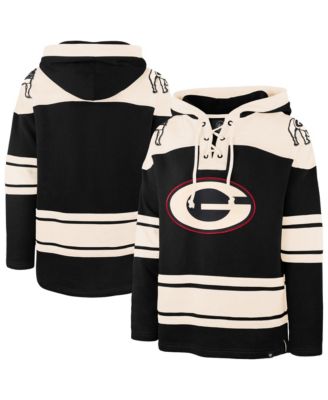 Men's '47  Black Georgia Bulldogs Superior Lacer Hoodie
