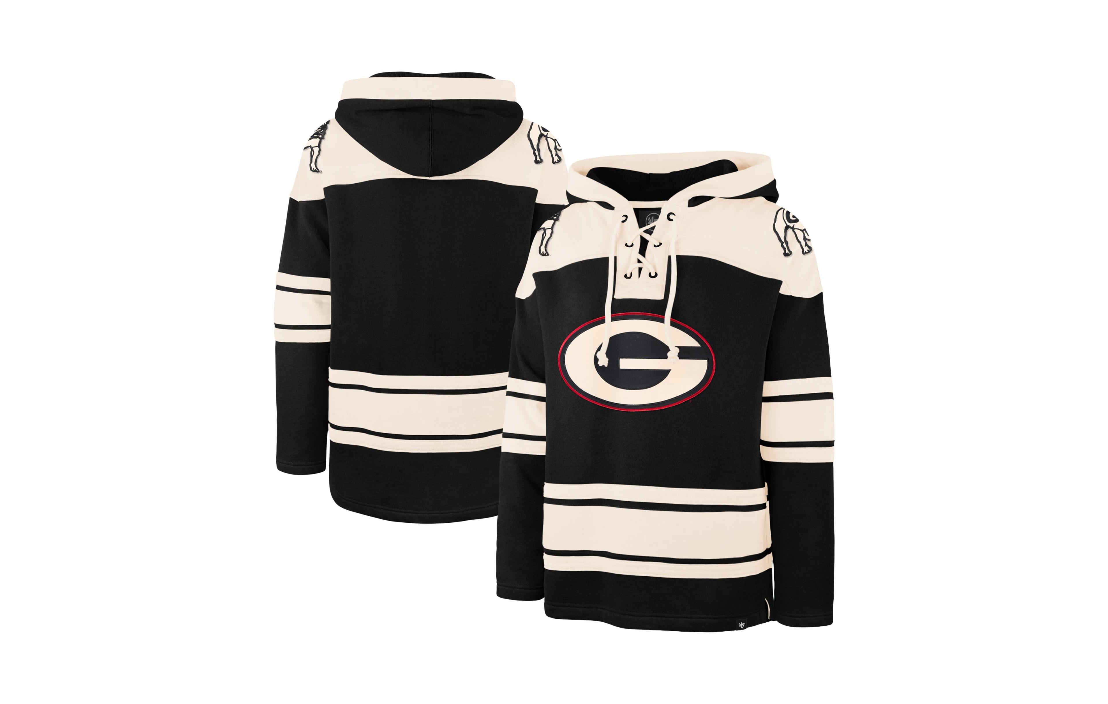 '47 Brand Men's Black Georgia Bulldogs Superior Lacer Hoodie