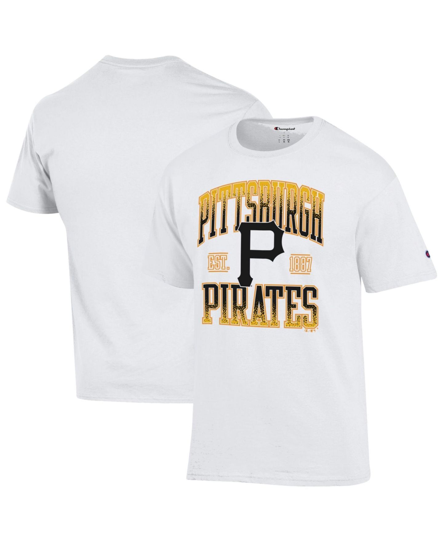 Мужская футболка Champion White Pittsburgh Pirates Team Name — фото 1