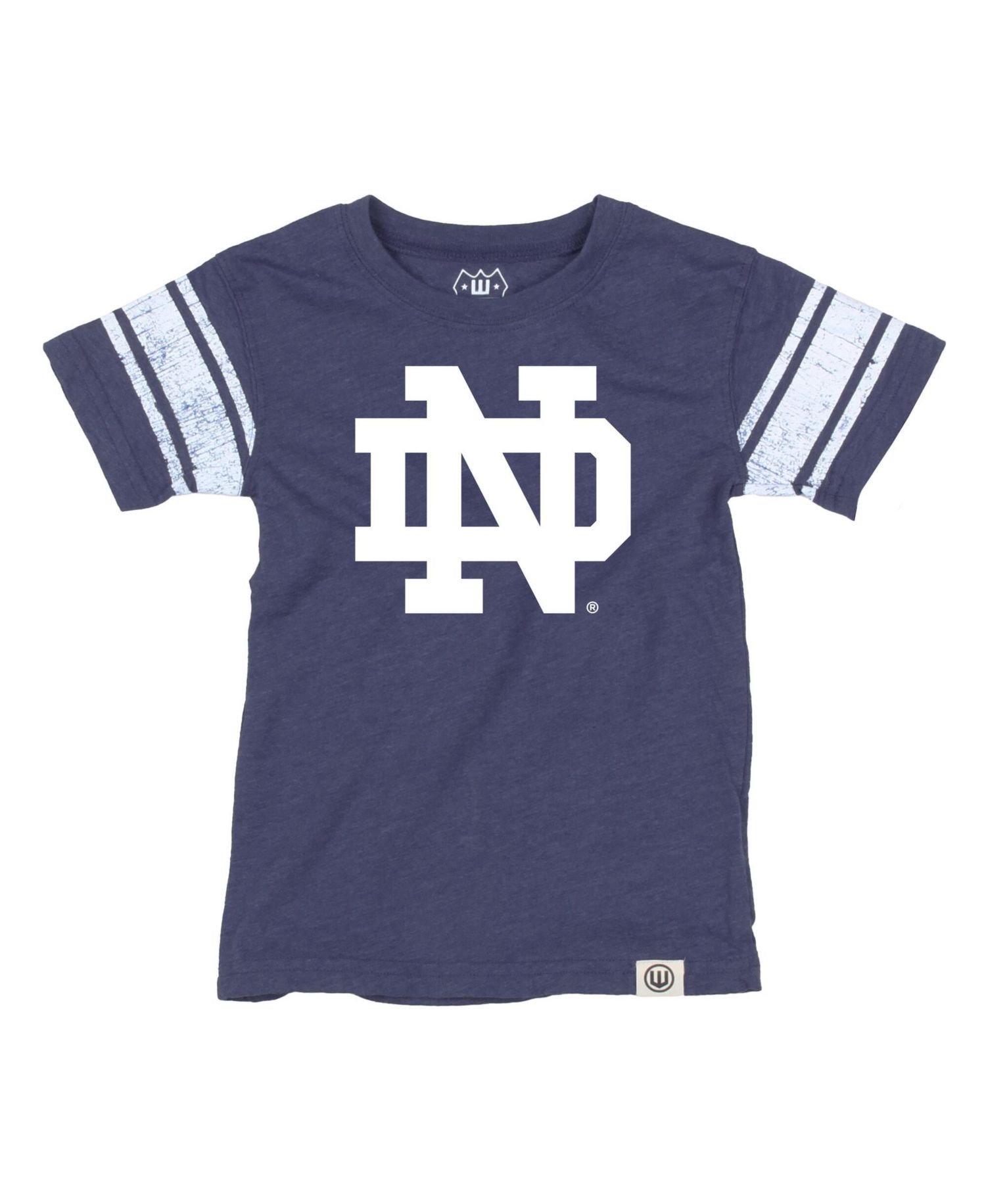 Big Boys and Girls Navy Notre Dame Fighting Irish Football Jersey T-Shirt
