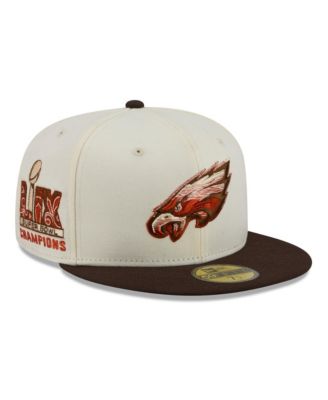 Men's Cream/Brown Philadelphia Eagles Pumpkin Spice 59FIFTY Fitted Hat