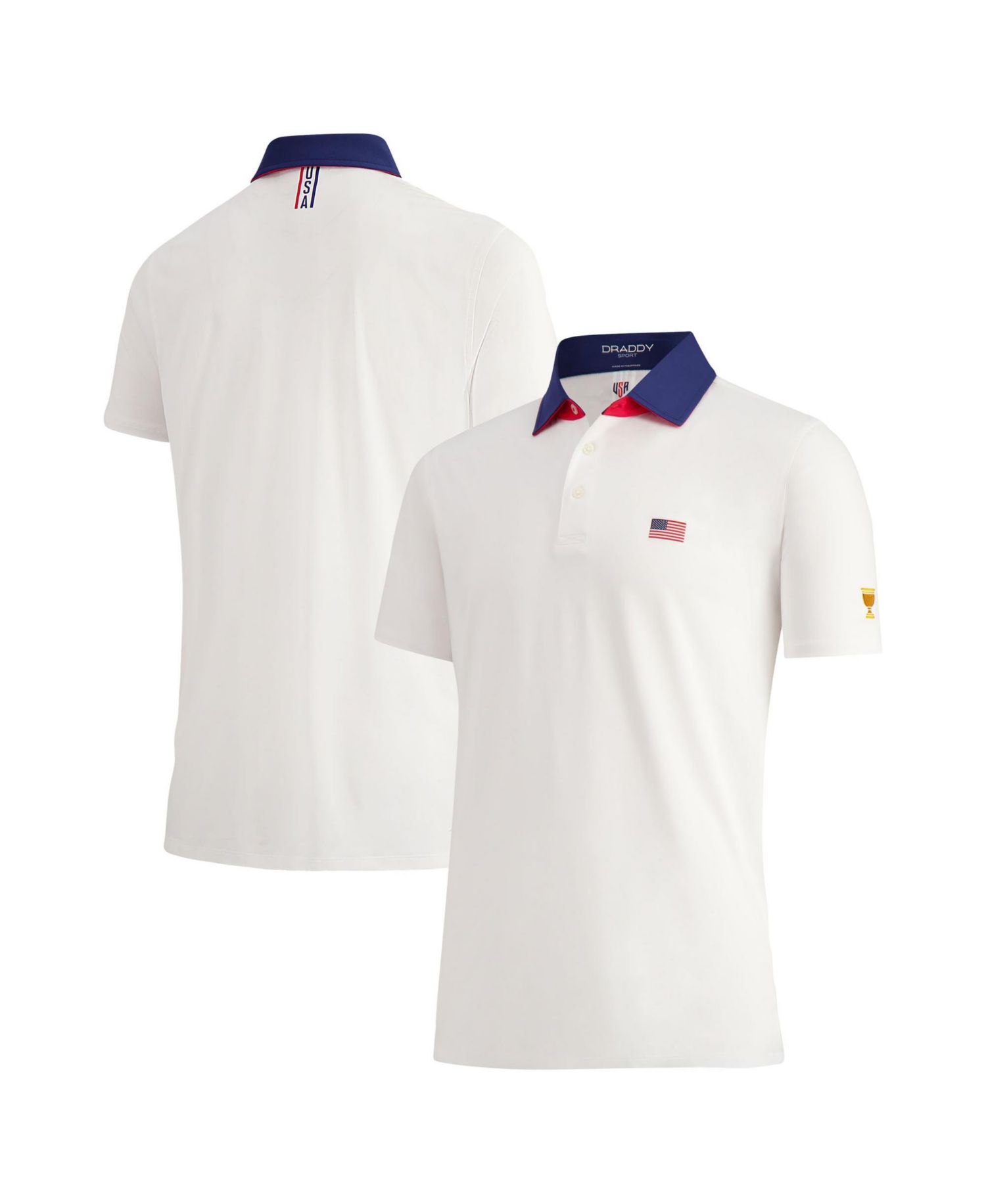 Men's White Team USA 2026 Presidents Cup CB Polo