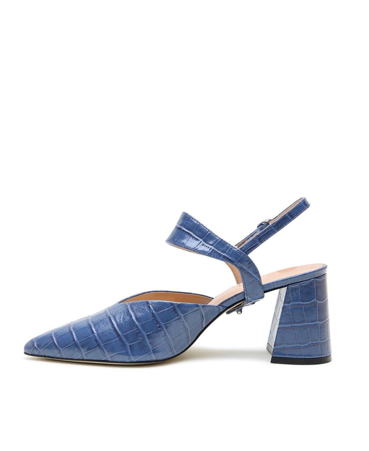 Женские сабо Alterre Indigo Croc Elsie Customizable V, цвет: Индиго синий — фото 3
