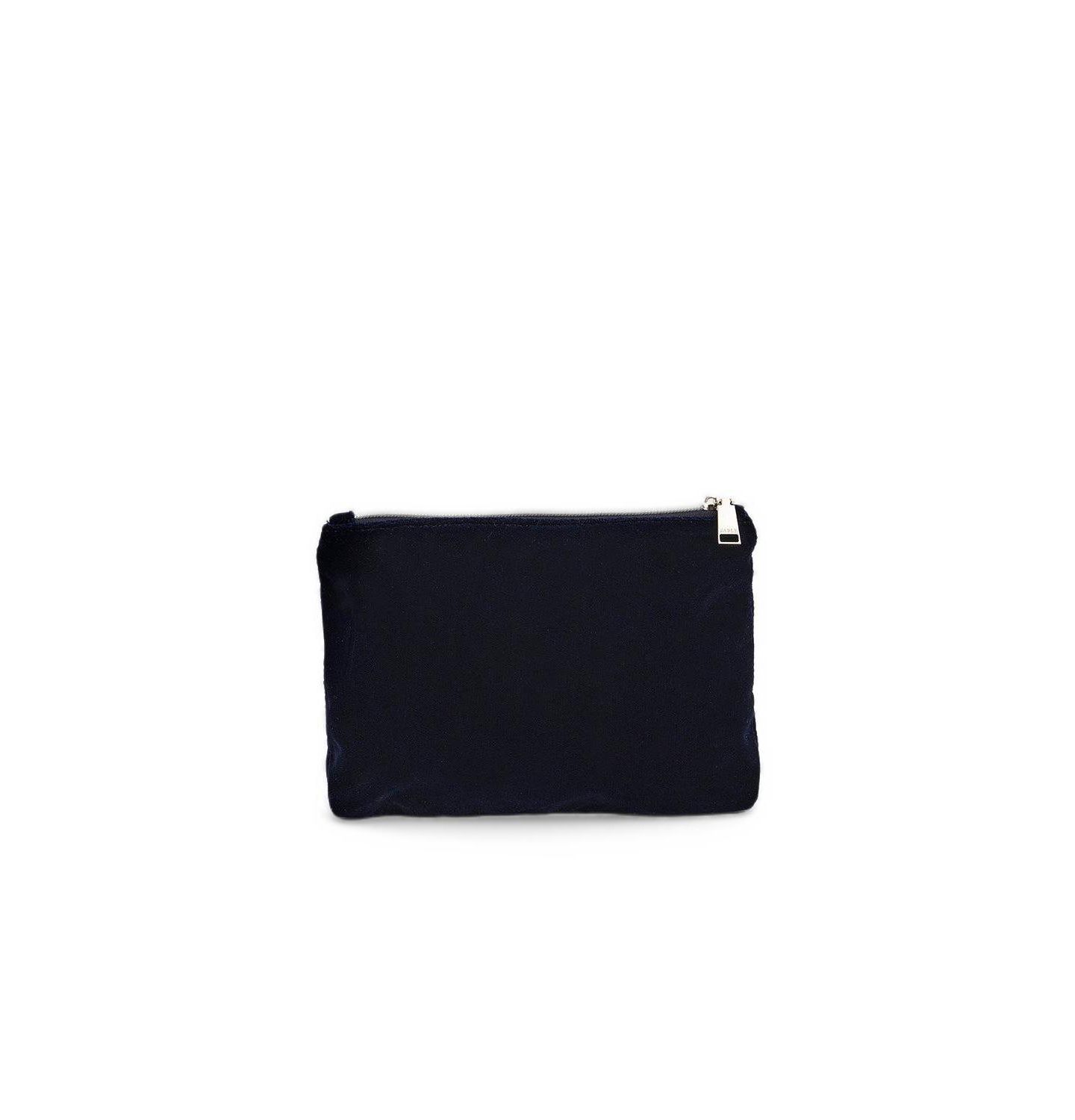 Женские кошельки Fable England Butterfly Embroidered Velvet Pouch, 8.2" x 5.9" x 0.7", цвет: Тёмно-синий — фото 3
