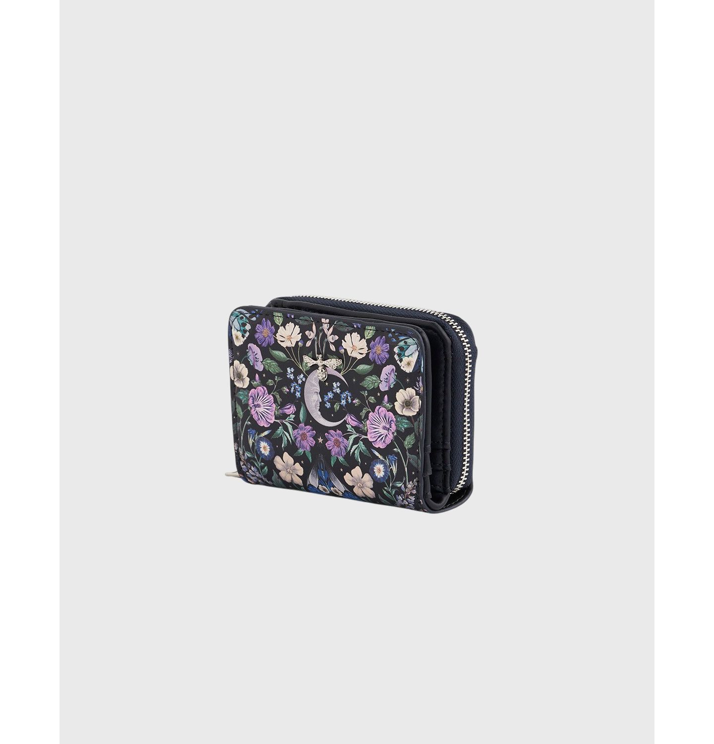 Женский кошелёк Fable England Selene Print Small Wallet, цвет: Тёмно-синий — фото 6