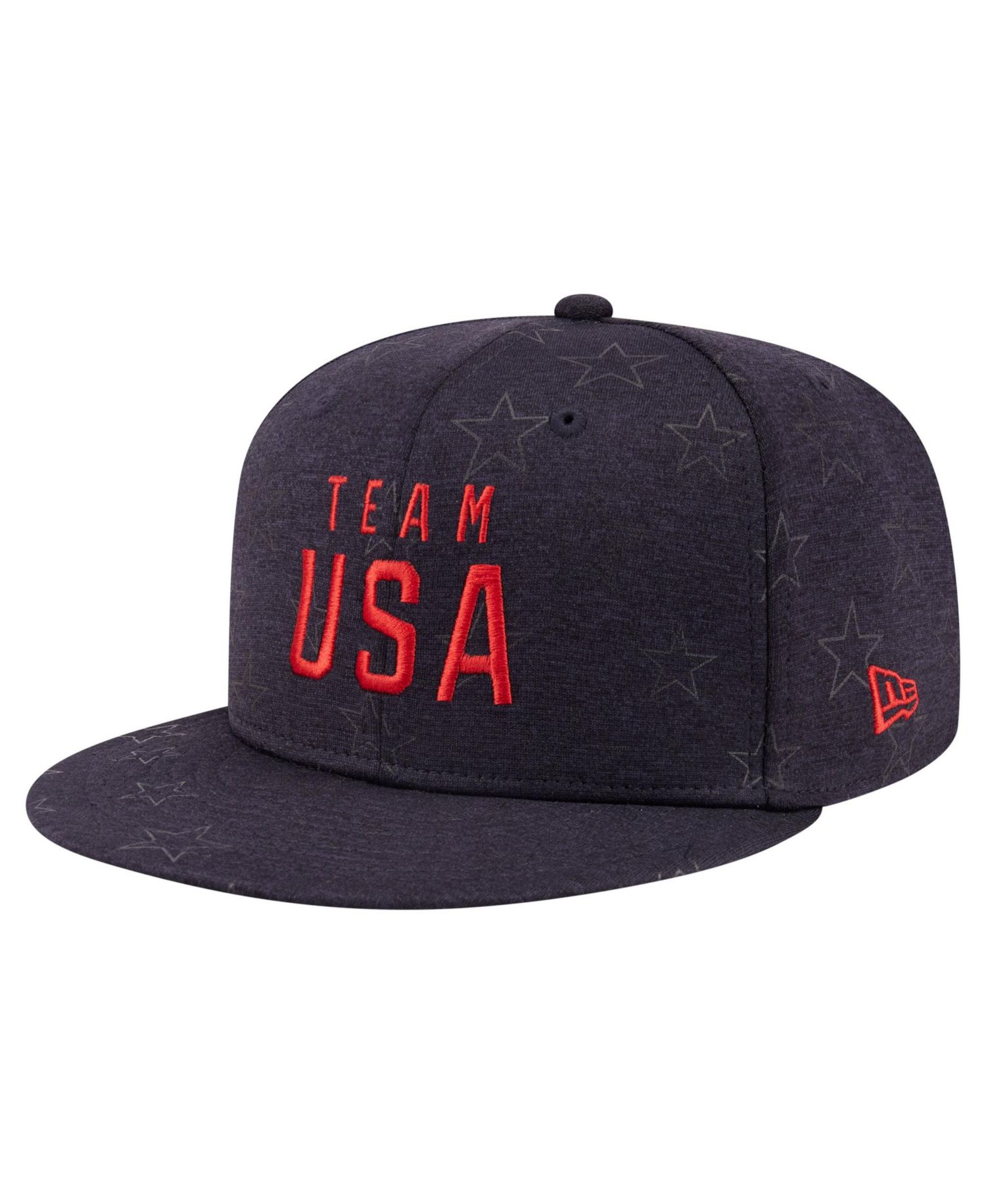 Men's and Women's Navy Team USA Stars 9FIFTY Snapback Hat