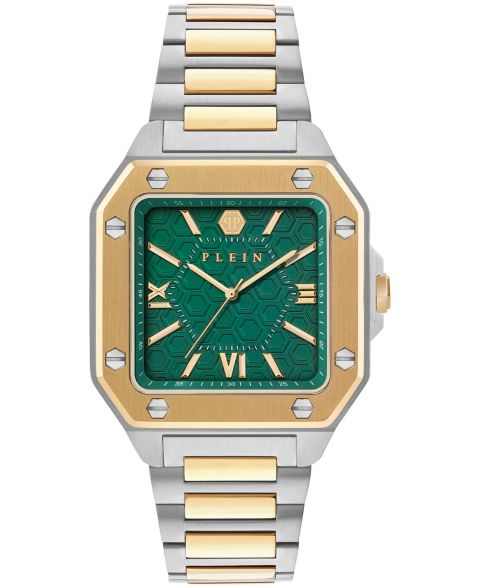 Мужские часы Philipp Plein Plein Edge Two-Tone Stainless Steel Bracelet Watch, 42mm