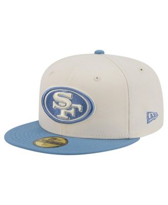 Men's Cream/Blue San Francisco 49ers Color Pack 59FIFTY Fitted Hat