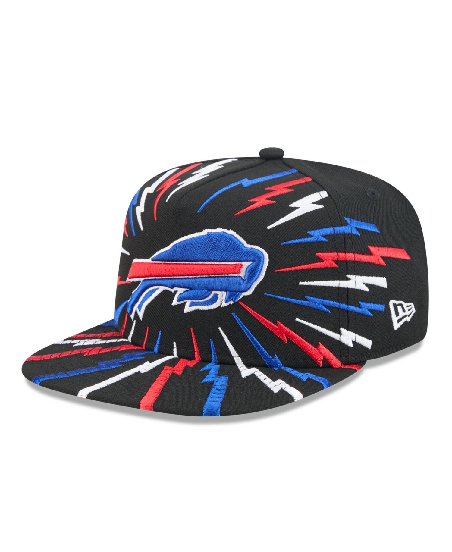 Men's Black Buffalo Bills Bolt A-Frame 9FIFTY Snapback Hat