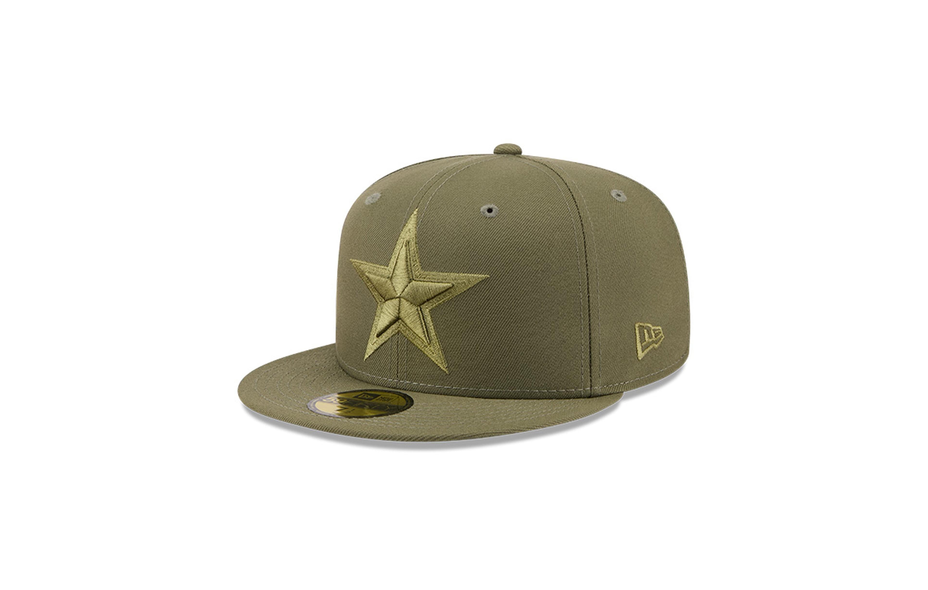 New Era Men's Olive Dallas Cowboys Color Pack 59FIFTY Fitted Hat