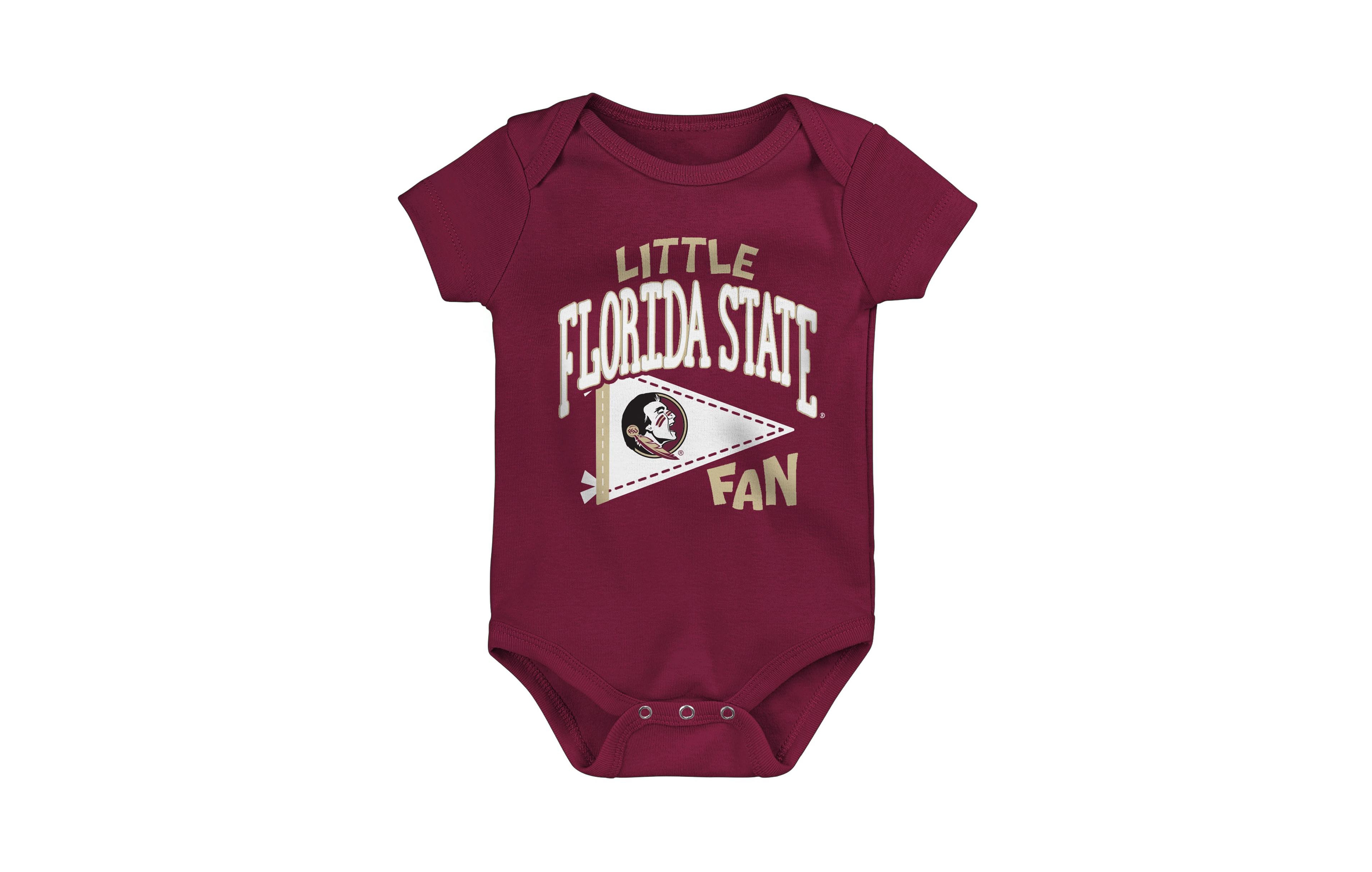 Baby Boys and Girls Outerstuff Garnet Florida State Seminoles Little Banner Bodysuit