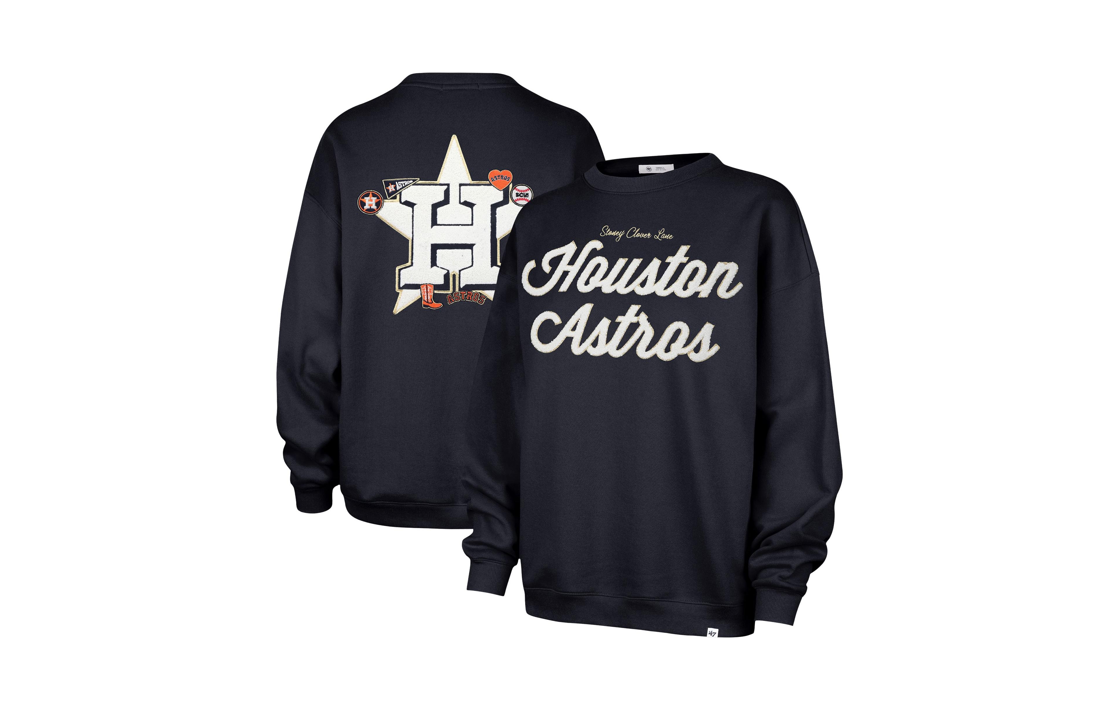 Stoney Clover Lane x '47 Women's Navy Houston Astros Oversized Sweatshirt