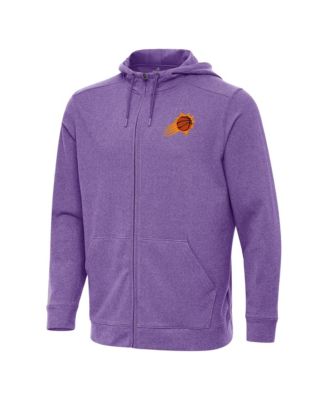 Men's Heather Purple Phoenix Suns Effortless Full-Zip Hoodie Jacket
