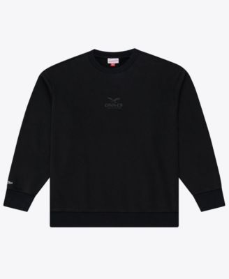 Men's Black Philadelphia Eagles Core Essentials Micro Logo Fleece Sweatshirt