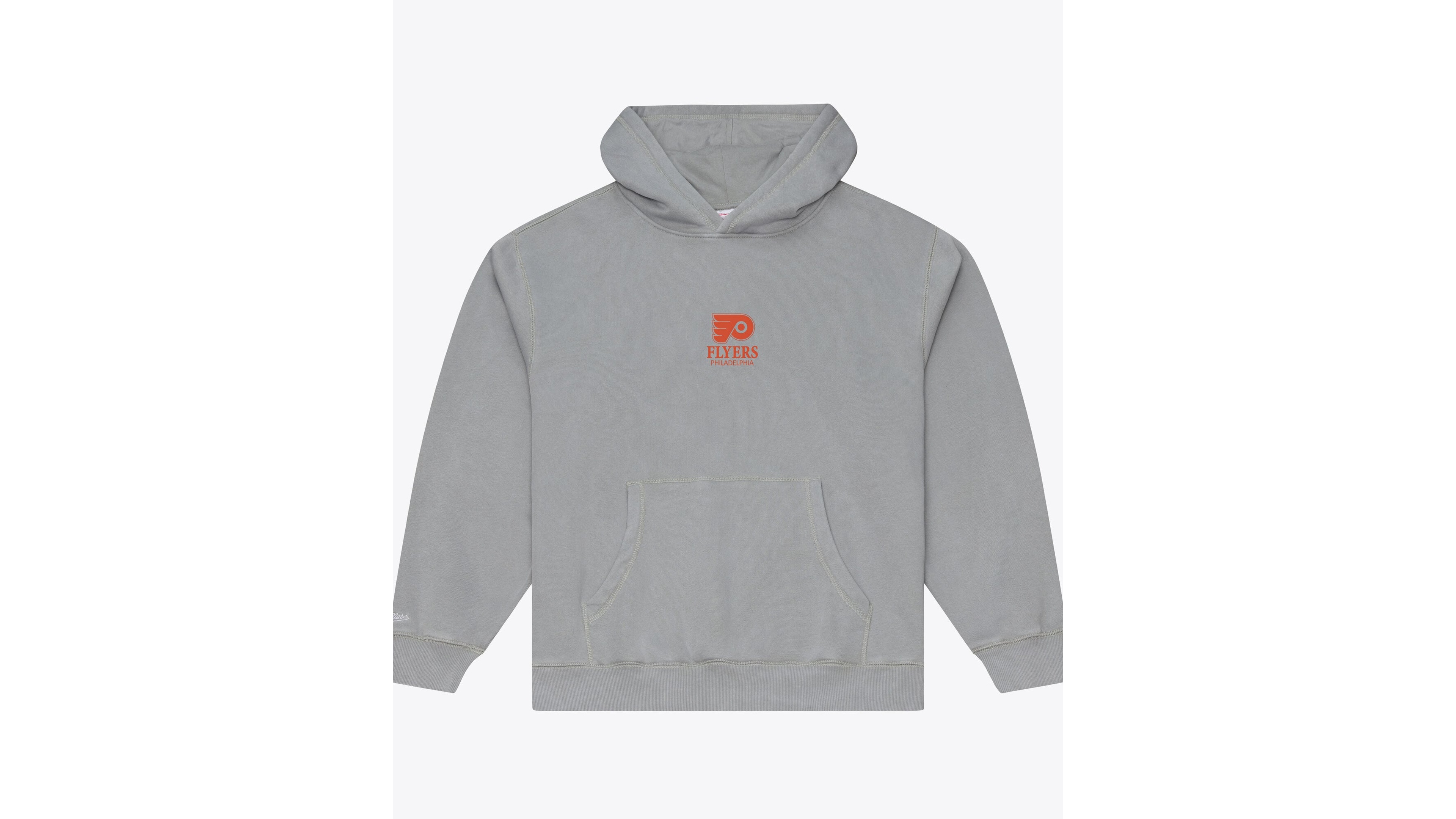 Men's Mitchell & Ness Gray Philadelphia Flyers Core Essentials Hoodie