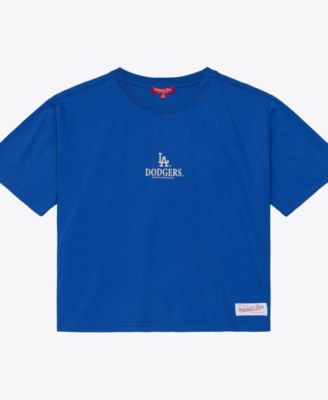 Women's Royal Los Angeles Dodgers Core Essentials Boxy Crop T-Shirt