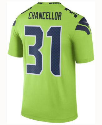 Nike Men's Kam Chancellor Seattle Seahawks Legend Color Rush Jersey ...