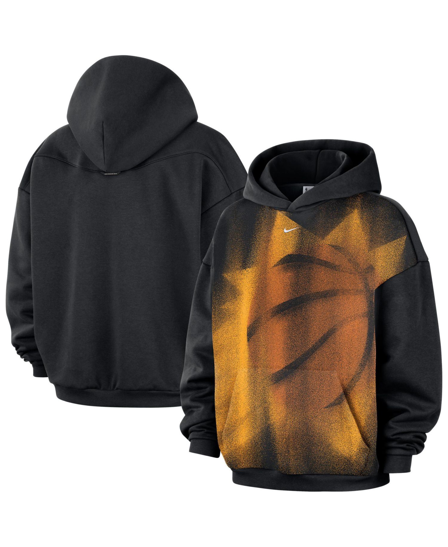 Men's Black Phoenix Suns 2026 Standard Issue Practice Icon Fleece Pullover Hoodie