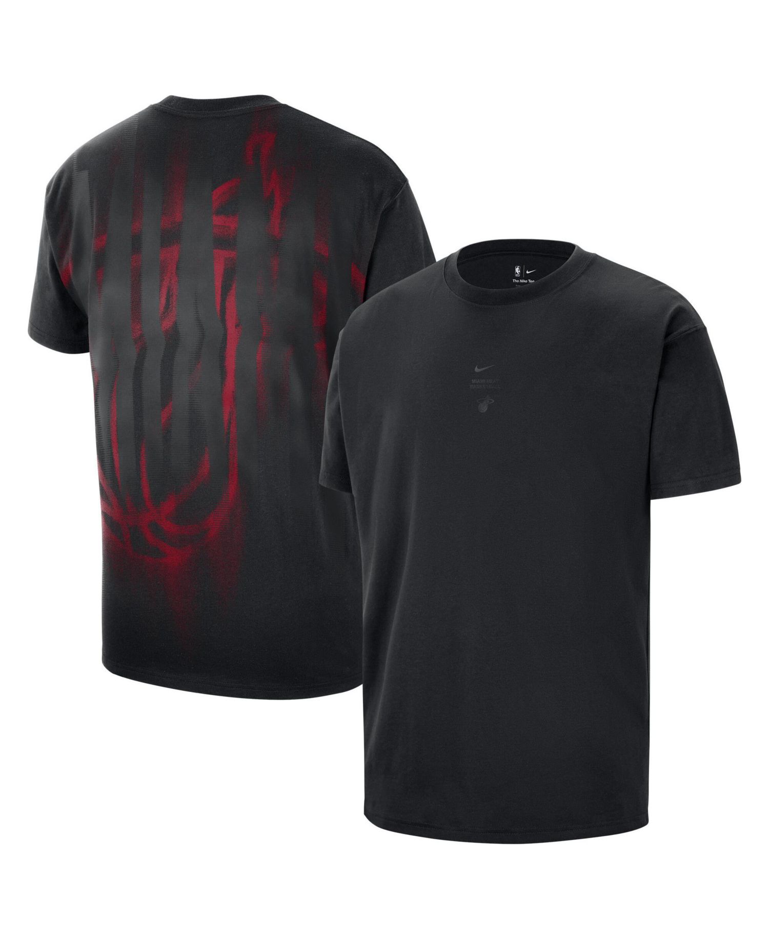 Men's Black Miami Heat 2026 Standard Issue Pre-Game Max 90 T-Shirt