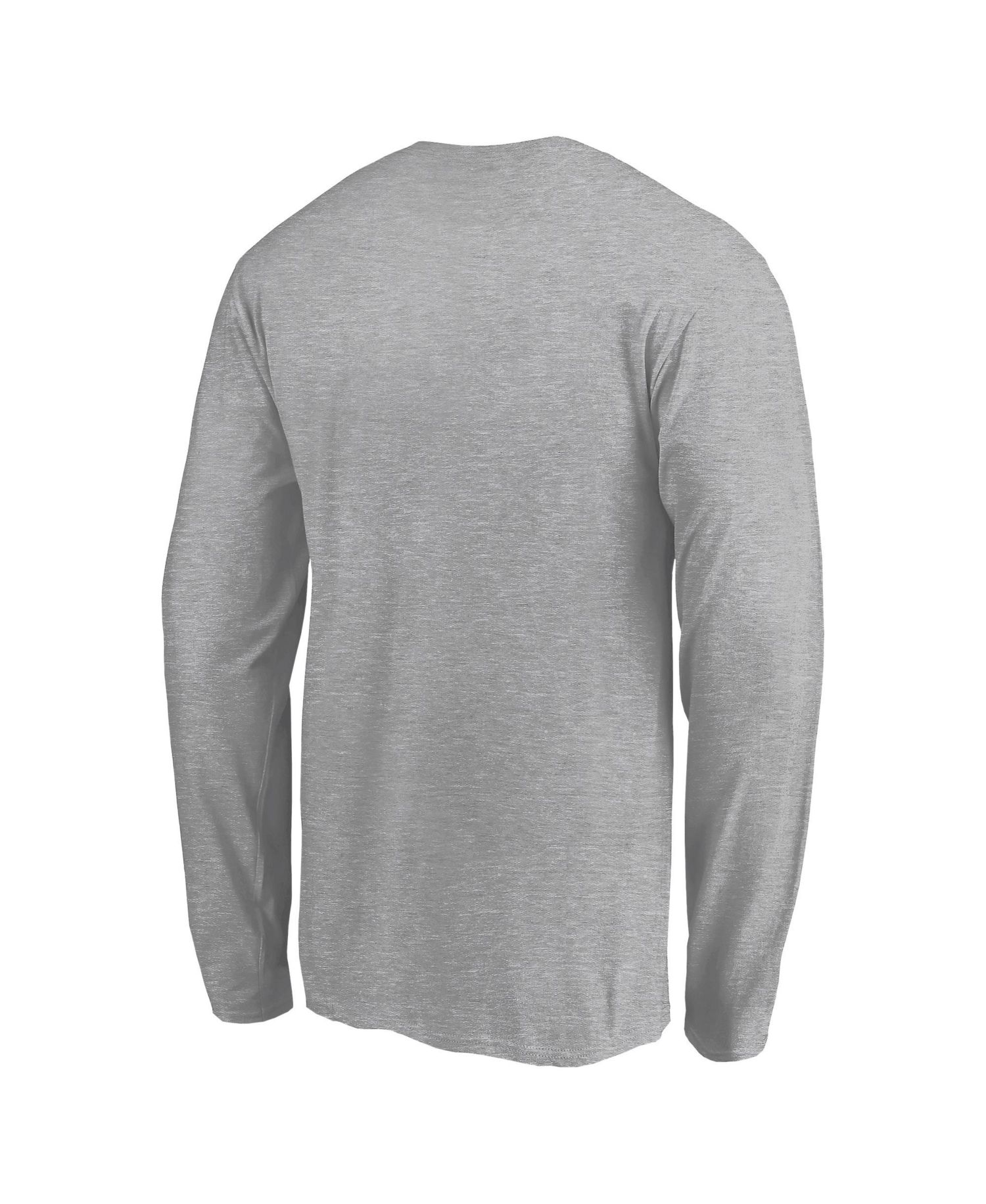 Men's Heather Gray Milwaukee Brewers Iconic Long Sleeve T-Shirt