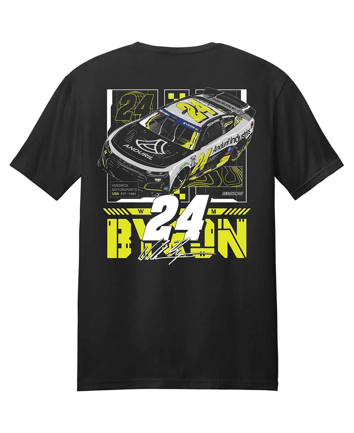Men's Black William Byron Anduril T-Shirt