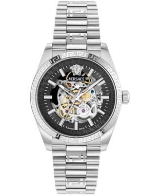 Men's Millenyium Limited Edition Automatic Silver Stainless Steel Bracelet Watch, 40mm