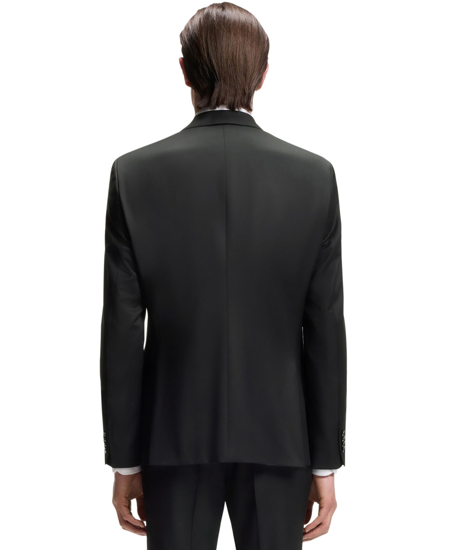 Men's Virgin-Wool Serge Suit Jacket