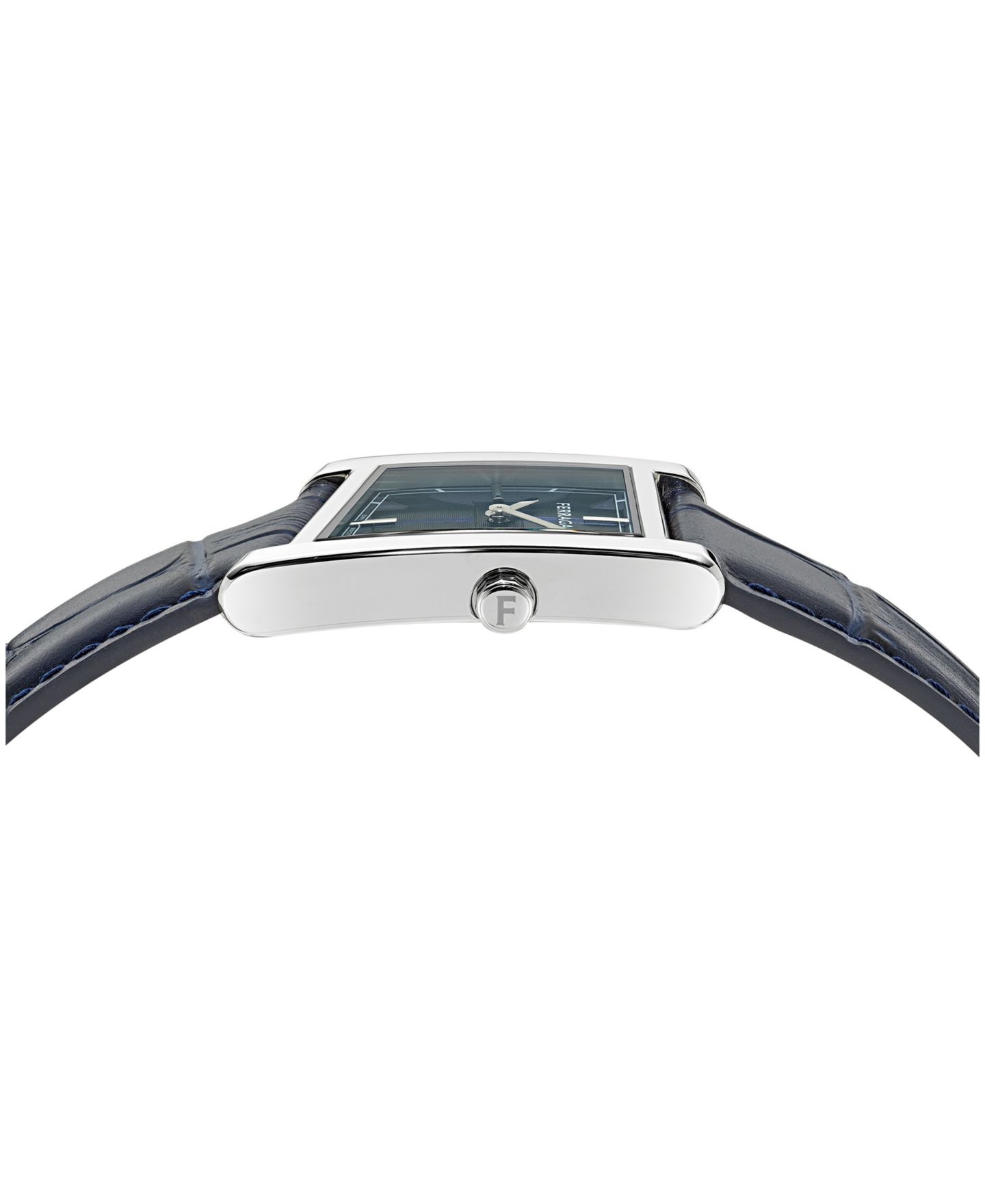 Мужские часы Ferragamo Silver Stainless Steel Bracelet Watch, 39x24mm — фото 2