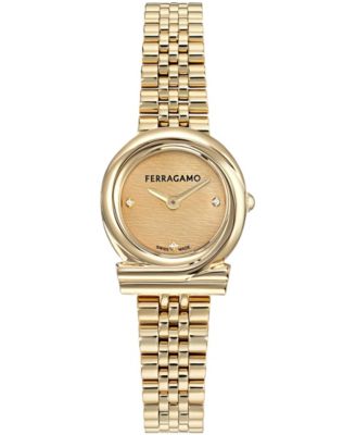 Women's Gold Stainless Steel Bracelet Watch, 23mm