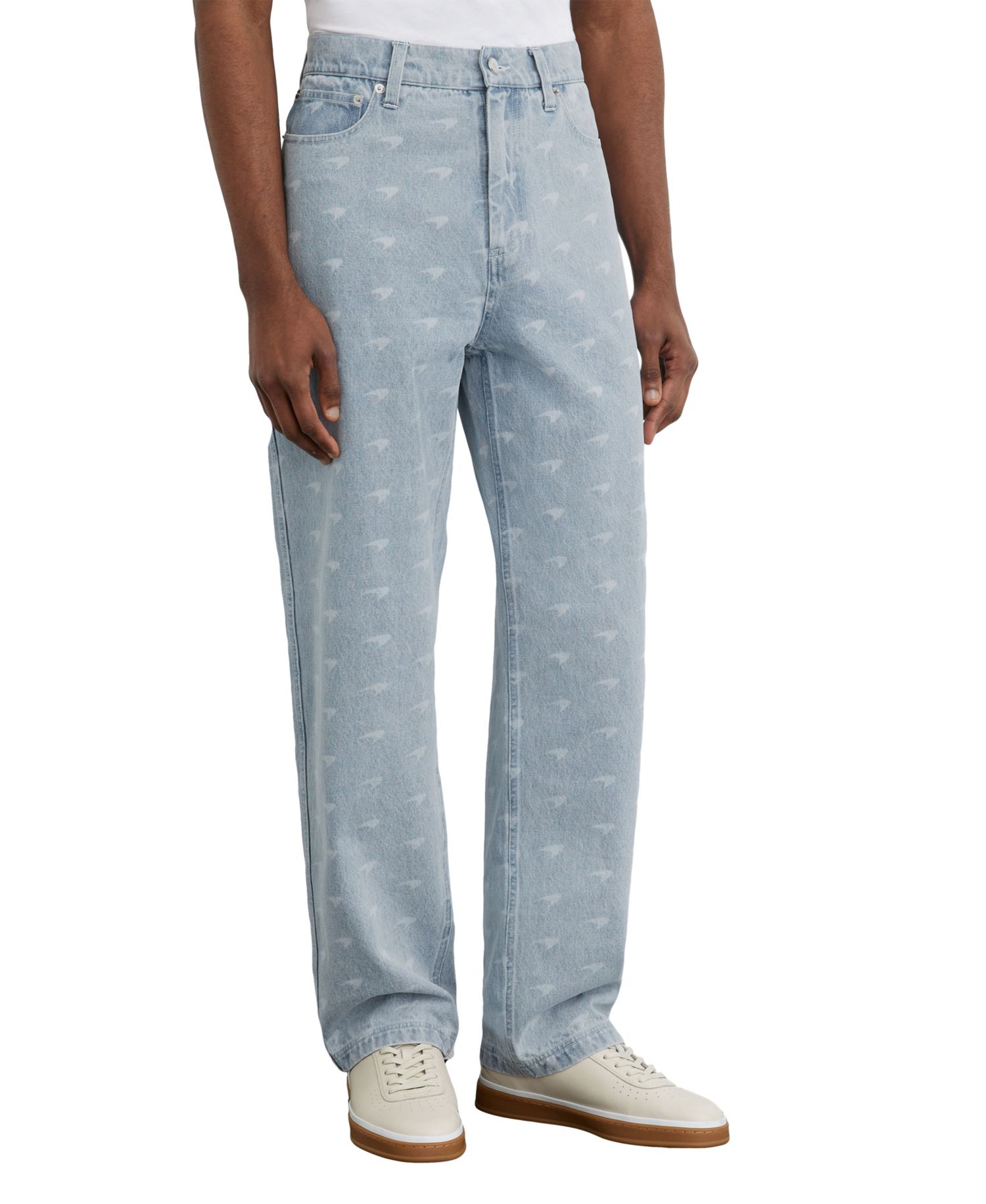 Men's Parsec Relaxed-Fit McLaren Racing Speed mark Print Jeans