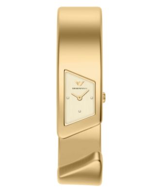 Women's Quartz Two-Hand Eagle Story Gold-Tone Stainless Steel Watch 20mm