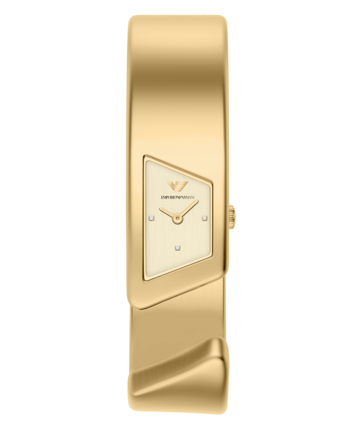 Emporio Armani Women's Quartz Two-Hand Eagle Story Gold-Tone Stainless Steel Watch 20mm - Gold-tone