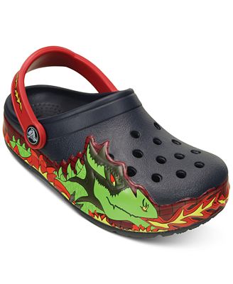 Crocs CrocsLights Dragon Clogs, Toddler Boys & Little Boys - Shoes ...