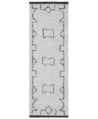 Farah Ashlar 2'6" x 8' Runner Area Rug