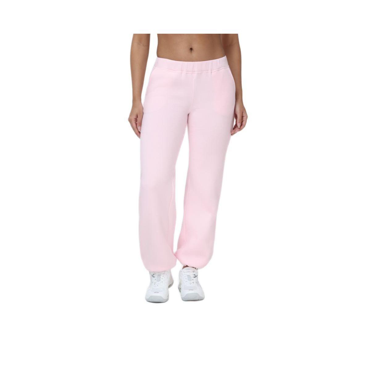 Juicy Couture Women's Bubble Leg Bedazzled-Logo Velour Sweatpants - Soft glow