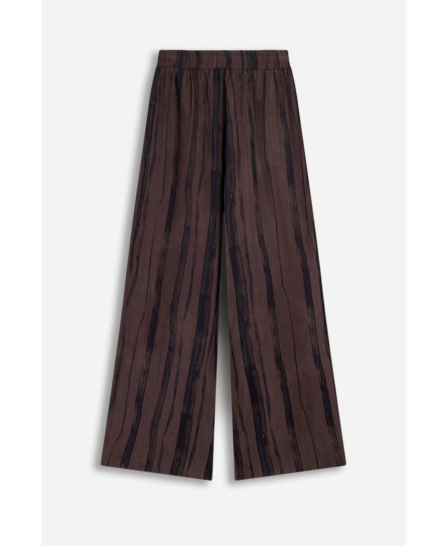 Women's Relaxed-Fit Wide-Leg Elastic-Waist Trousers