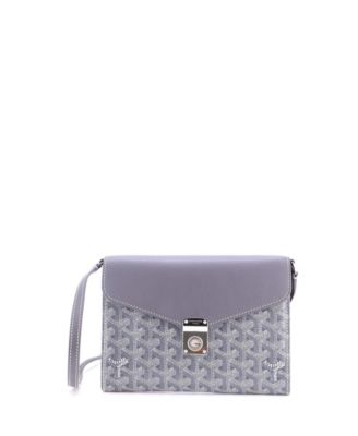 Chypre Wallet on Strap Coated Canvas with Leather