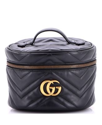 Mini GG Marmont Vanity Backpack Matelasse Leather
