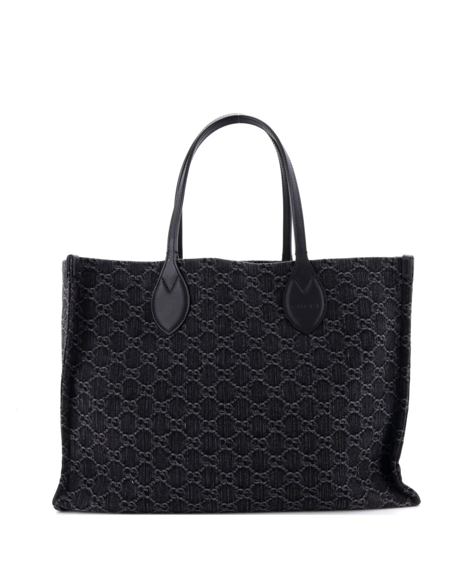 Ophidia Laptop Denim Shopper Tote