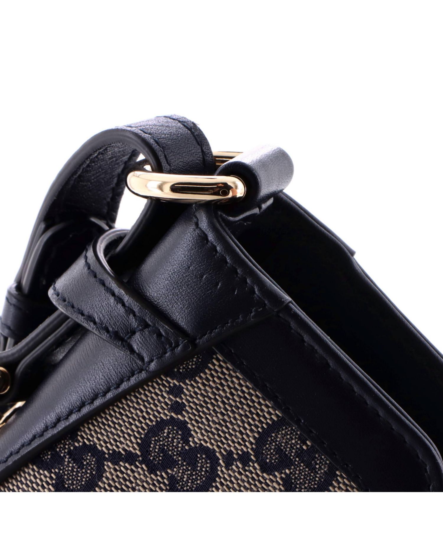 Mini Bucket Bag GG Canvas with Leather