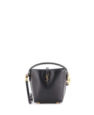 Le 37 Leather Crossbody Mini Bucket Bag