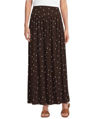Women's Silky Knit Maxi Skirt