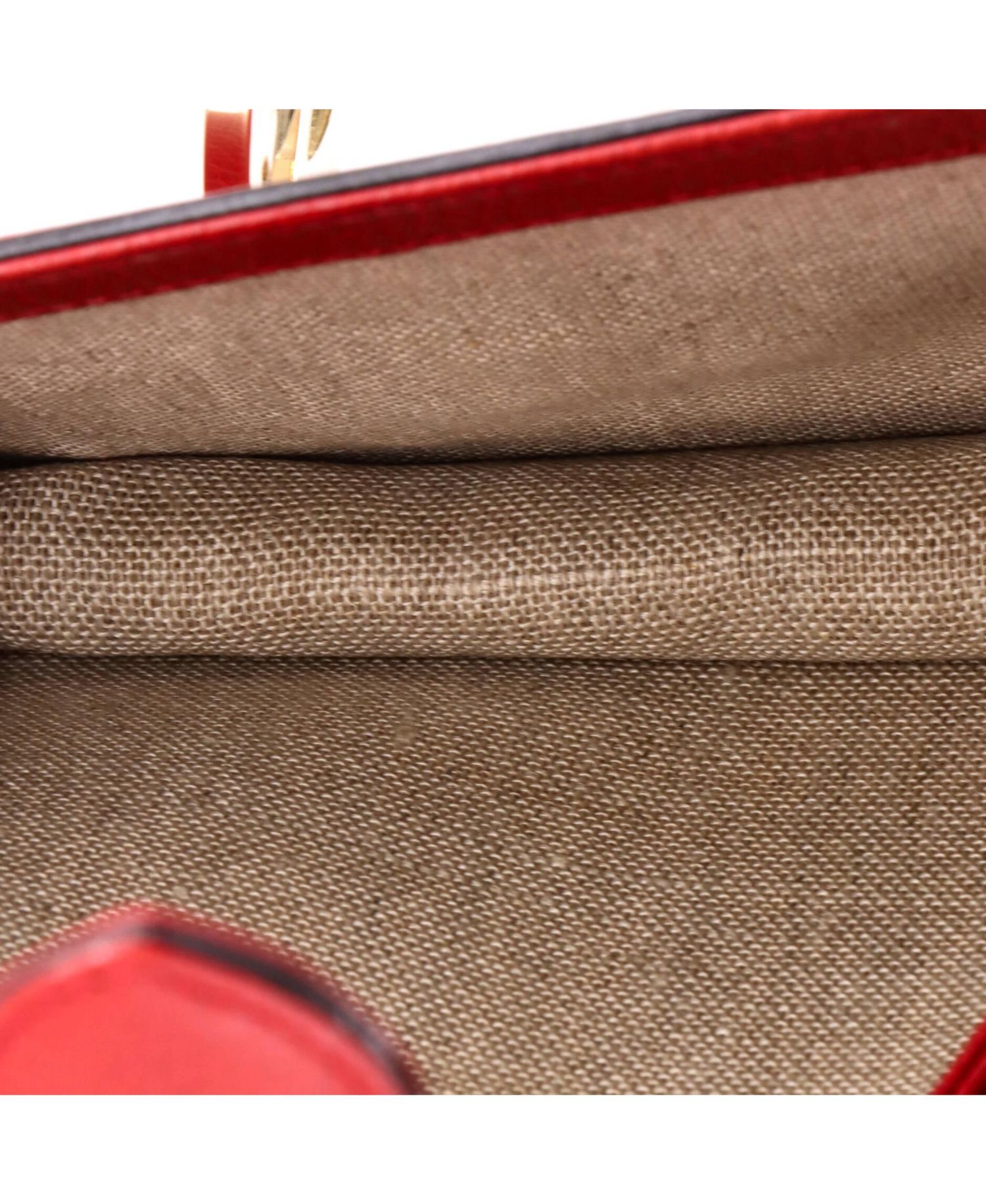 Small Interlocking Shoulder Bag Leather