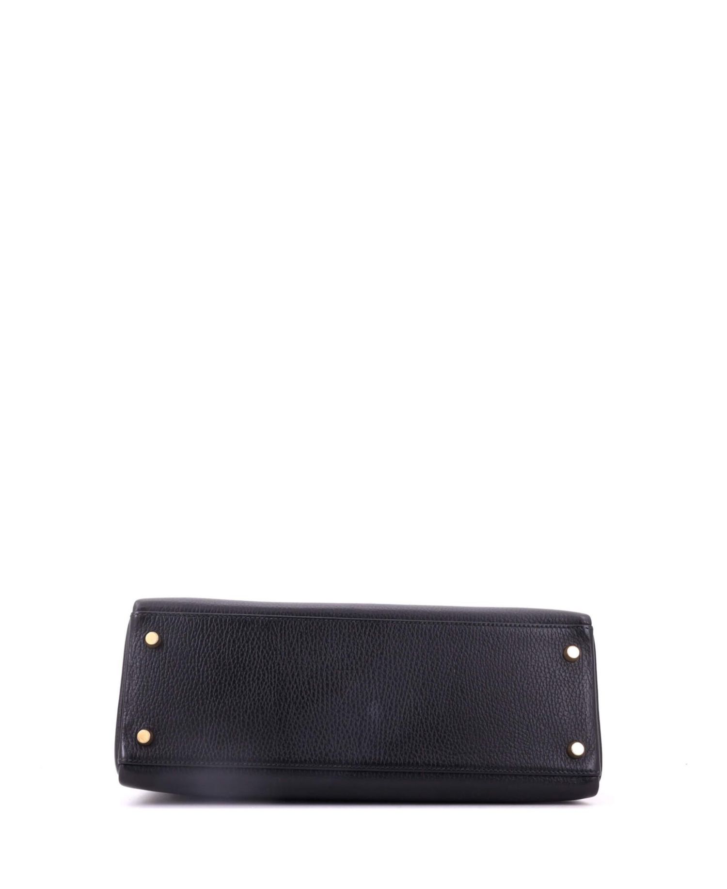 Pre-Owned Herm&egrave;s Kelly 32 Leather Gold-Tone Shoulder Bag